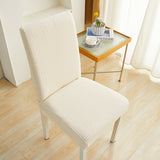 Housse de chaise <br> en Jacquard Beige