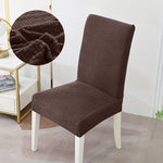 Housse de chaise <br> en Jacquard Café