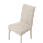 Housse de chaise <br> en Jacquard Crème