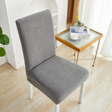 Housse de chaise <br> en Jacquard Gris