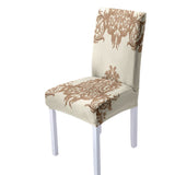 Housse de Chaise Extensible <br> Baroque Blanc