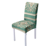 Housse de Chaise Extensible <br> Baroque Vert