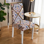 Housse de chaise extensible bohème chic