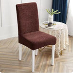 Housse de Chaise Extensible <br> Jacquard Café