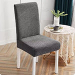 Housse de Chaise Extensible <br> Jacquard Gris