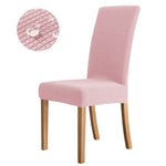 Housse de Chaise Extensible <br> Jacquard Rose