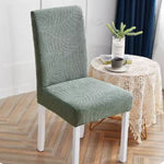 Housse de Chaise Extensible <br> Jacquard Vert