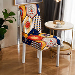 Housse de chaise extensible patchwork