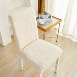 Housse de chaise <br> Florale Beige