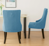 Housse de chaise <br> Inclinée Bleu