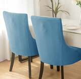 Housse de chaise <br> Inclinée Bleu