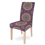 Housse de chaise <br> Mandala Bleue