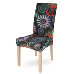 Housse de chaise <br> Mandala Noire