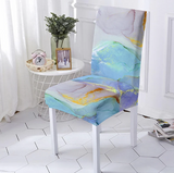 Housse de chaise <br> Marbrée Colorée