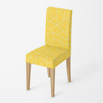 Housse de chaise <br> Mosaïque Jaune