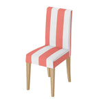 Housse de chaise Rayures Rose