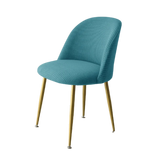 Housse chaise Scandinave <br> Maury Bleu