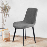 Housse chaise Scandinave <br> Moderne Gris Clair