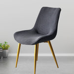 Housse chaise Scandinave <br> Moderne Grise