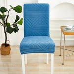 Housse de chaise <br> Triangle Bleu