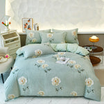 Housse de Couette Camélia Vert