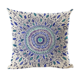 Housse de coussin 40x40 <br> Mandala Blanc