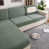 Housse de Coussin Canapé <br> Extensible Vert