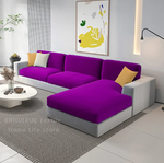 Housse de Coussin Canapé <br> Velours Violet