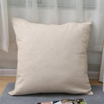 housse de coussin en lin
