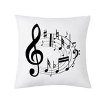 Housse de coussin Musique