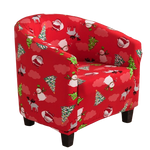 Housse fauteuil Cabriolet Noël Rouge