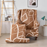 Housse fauteuil <br> Crapaud Géométrique