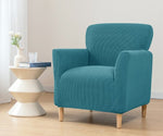 Housse fauteuil Scandinave <br> Bleu Turquoise