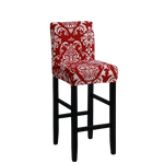 Housse de Tabouret <br> Baroque Rouge