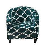 Housse fauteuil Cabriolet <br> Géométrique Vert