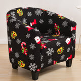 housse de fauteuil cabriolet Noël noir