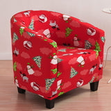 Housse fauteuil Cabriolet Noël Rouge