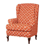 Housse fauteuil Crapaud <br> Imprimée Orange