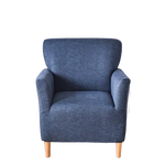 Housse fauteuil Scandinave <br> Bleu Foncé