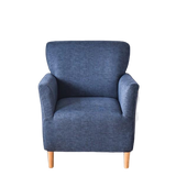 Housse fauteuil Scandinave <br> Bleu Foncé