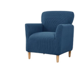 Housse fauteuil Scandinave <br> Bleu Royal