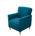 Housse fauteuil Scandinave <br> Bleu