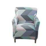 Housse fauteuil Scandinave <br> Géométrique Colorée