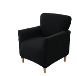 Housse fauteuil Scandinave <br> Noir