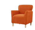 Housse fauteuil Scandinave <br> Orange