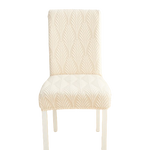 Housse de chaise <br> Florale Beige