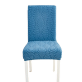 Housse de chaise <br> Florale Bleue