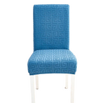 Housse de chaise <br> Labyrinthe Bleu