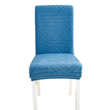 Housse de chaise <br> Triangle Bleu