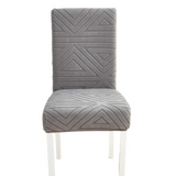 Housse de chaise <br> Triangle Gris